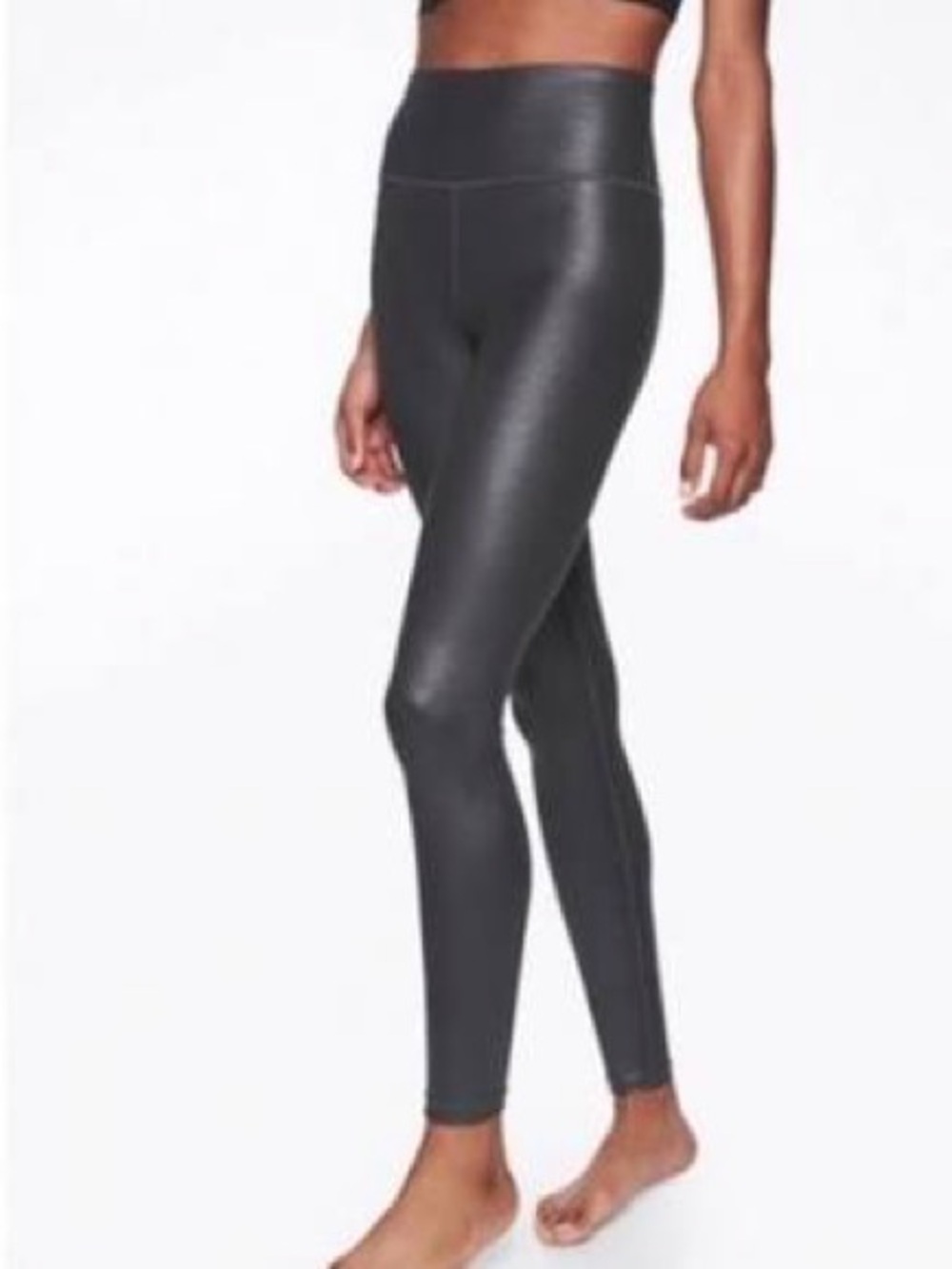 Athleta Elation Shimmer Tight - Charcoal Gray